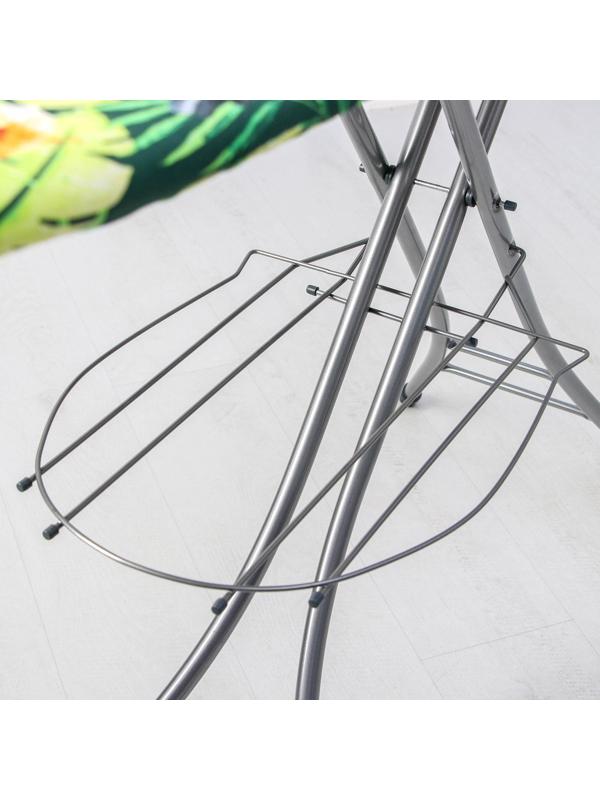 Доска гладильная Nika «Эльза де люкс», 122×40 см, металл, регулируемая высота до 93 см рисунок МИКС