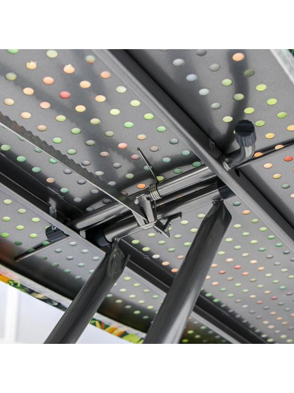 Доска гладильная Nika «Эльза де люкс», 122×40 см, металл, регулируемая высота до 93 см рисунок МИКС