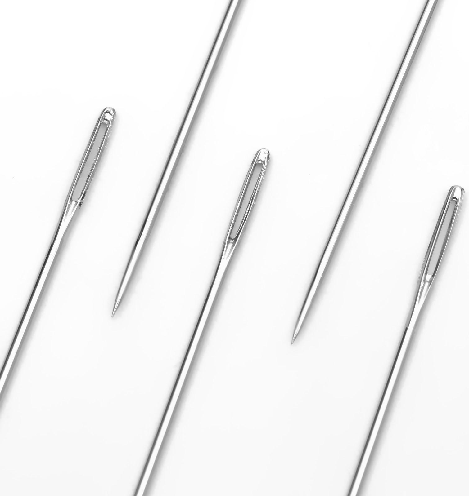 Иглы швейные для штопки, d = 0,9 мм, 4 см, заострённые, 10 шт