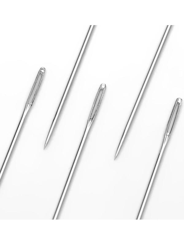 Иглы швейные для штопки, d = 0,9 мм, 4 см, заострённые, 10 шт