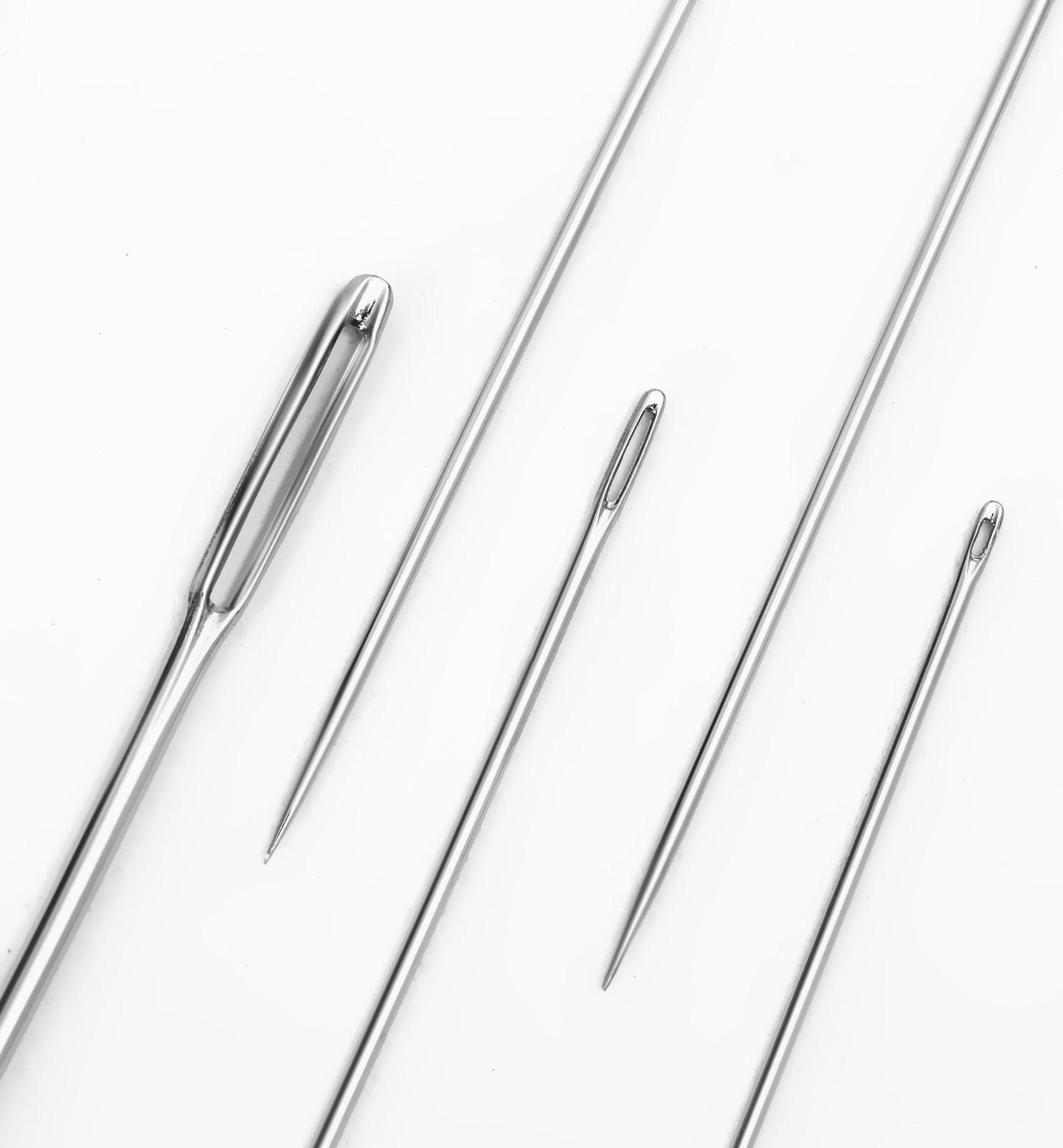 Иглы швейные «Ассорти», d = 0,5 / 0,6 / 0,7 / 1,1 мм, 3,9 - 5,5 см, 10 шт