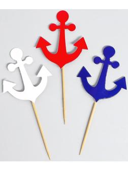 Шпажки «Якорь», набор 9 шт.