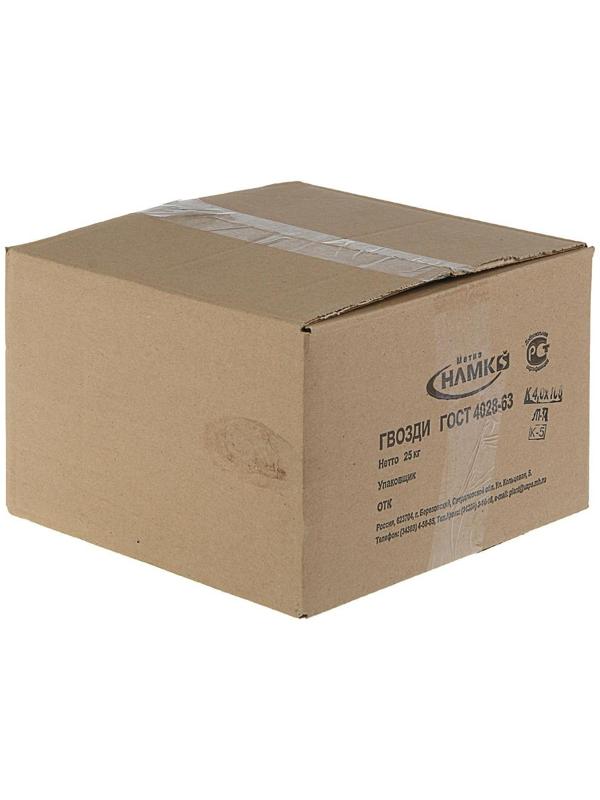 Гвозди строительные, 4х100 мм, без покрытия, 25 кг