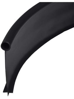 Лента бордюрная, 0,11 × 10 м, толщина 1 мм, пластиковая, чёрная, KANTA