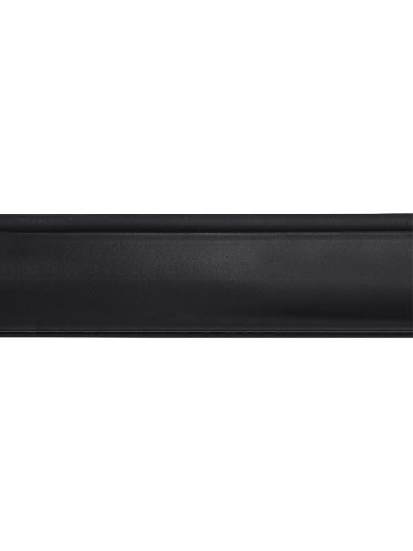 Лента бордюрная, 0,11 × 10 м, толщина 1 мм, пластиковая, чёрная, KANTA