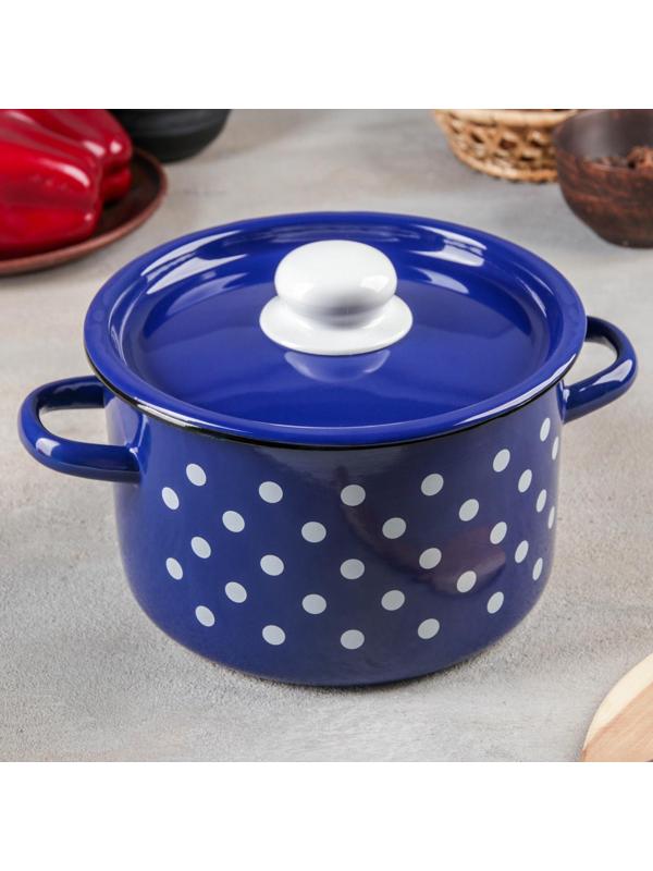 Кастрюля 2,9 л, индукция, цвет и деколь МИКС