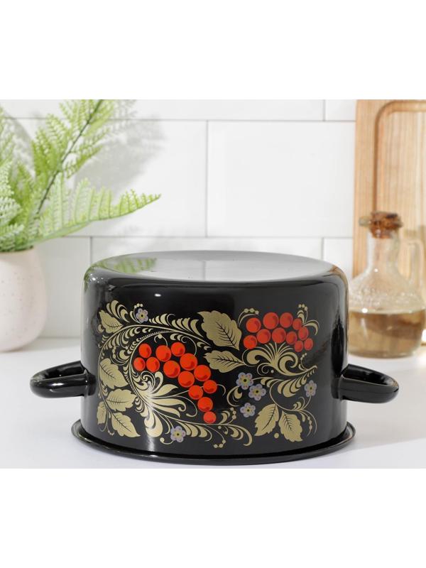 Кастрюля 2,9 л, индукция, цвет и деколь МИКС