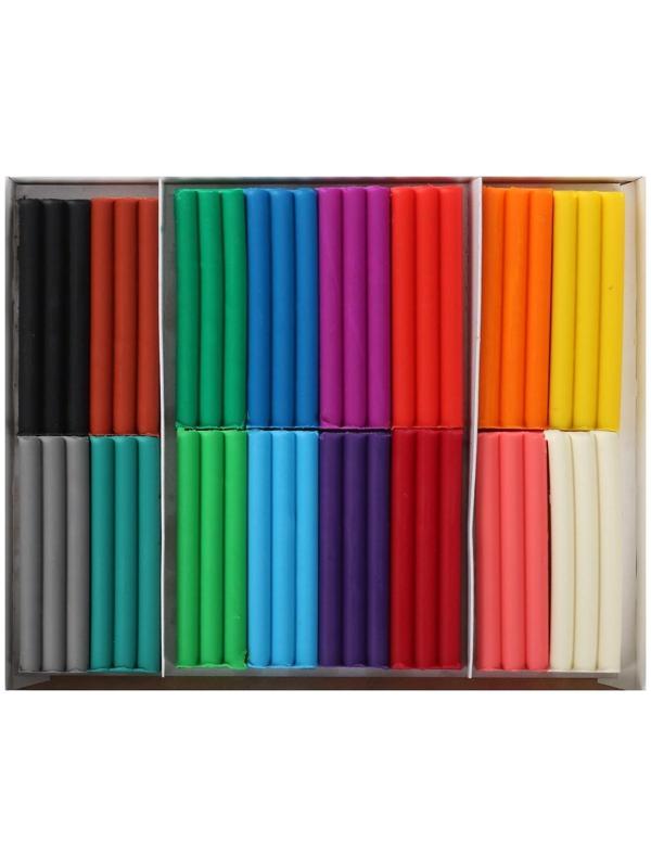 Пластилин мягкий (восковой), 16 цветов, 264 г, 