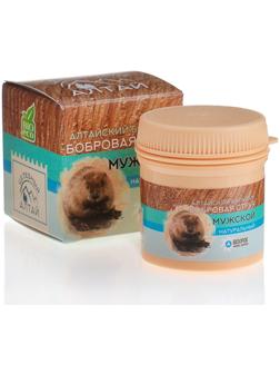 Мужской бальзам «Бобровая струя», Целебный Алтай, 50 мл