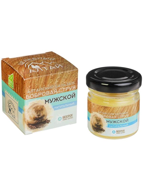 Мужской бальзам «Бобровая струя», Целебный Алтай, 50 мл