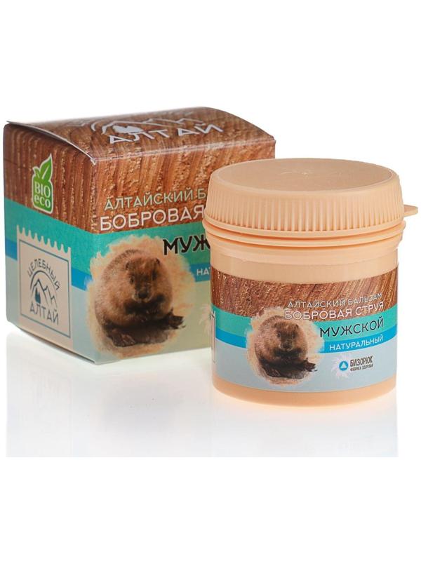 Мужской бальзам «Бобровая струя», Целебный Алтай, 50 мл