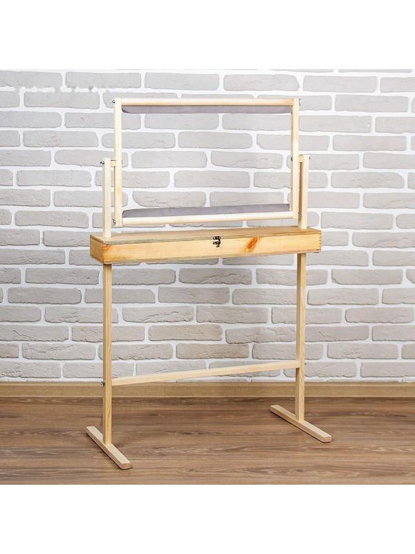 Пяльцы-рамка, универсальные, 40 × 60 см, с накопителем, цвет светлое дерево