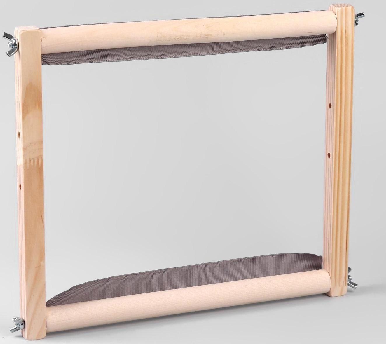 Пяльцы-рамка для вышивания, 30 × 30 см, цвет светлое дерево