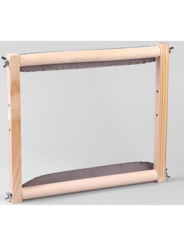 Пяльцы-рамка для вышивания, 30 × 30 см, цвет светлое дерево