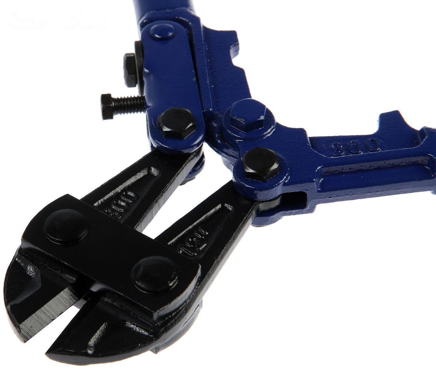 Болторез ТУНДРА, обрезиненные рукоятки, болты до 4 мм, проволока до 5 мм, 300 мм