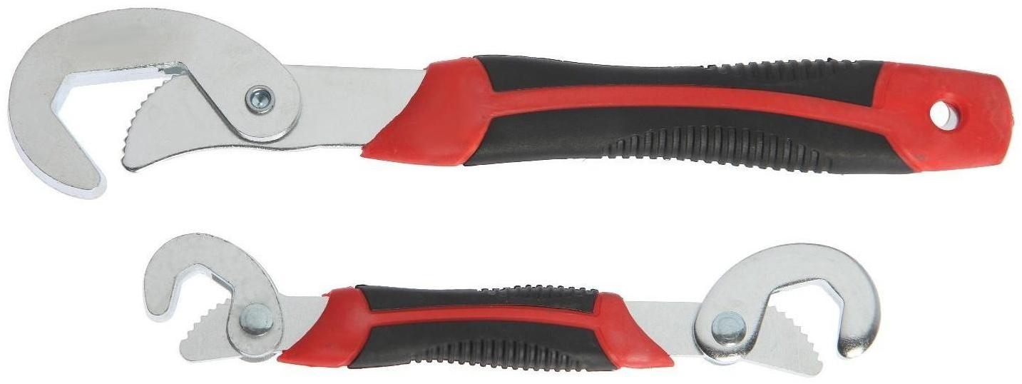 Набор ключей гаечных самозажимных ТУНДРА, 2К рукоятка, 9 - 32 мм, 2 шт.