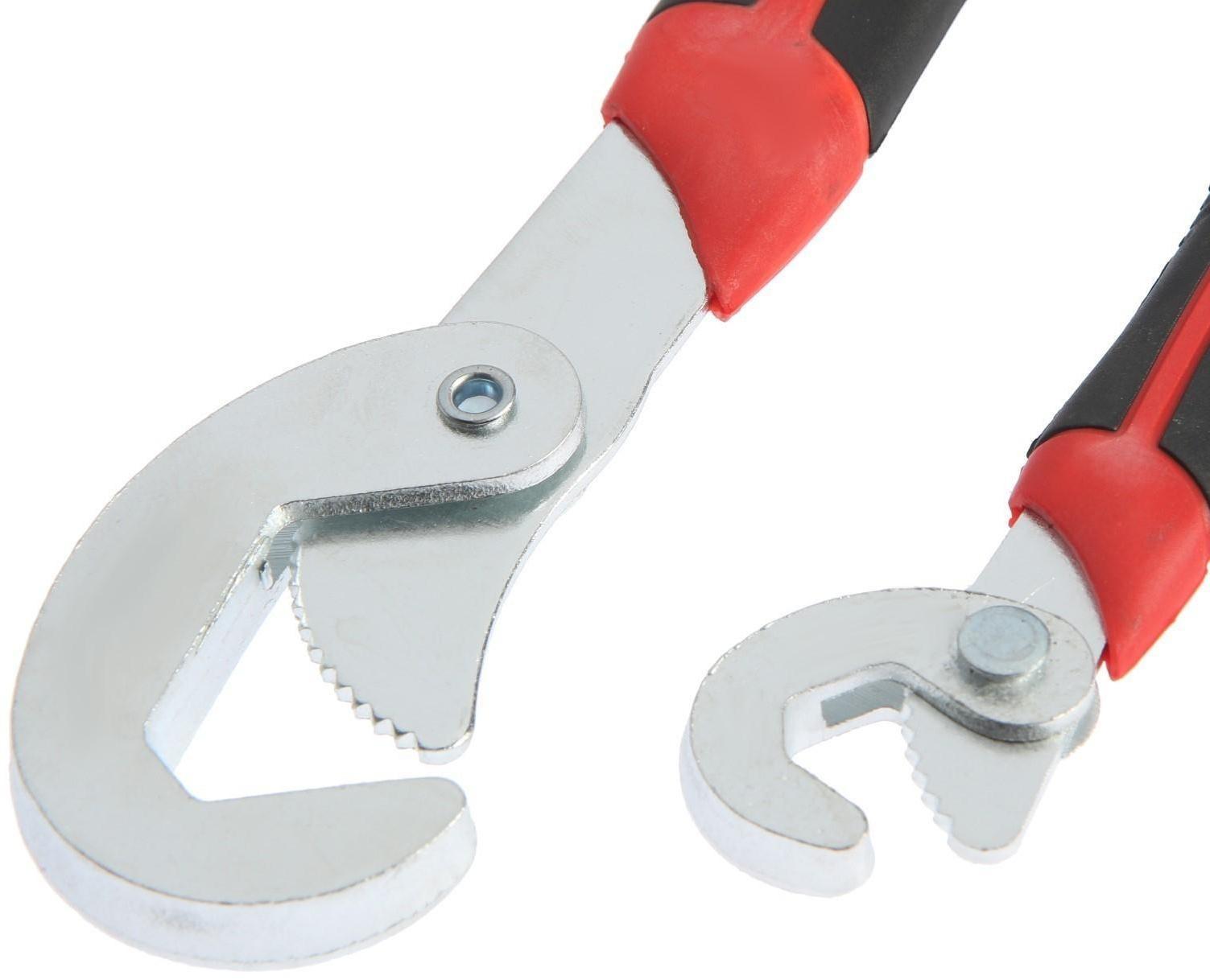 Набор ключей гаечных самозажимных ТУНДРА, 2К рукоятка, 9 - 32 мм, 2 шт.