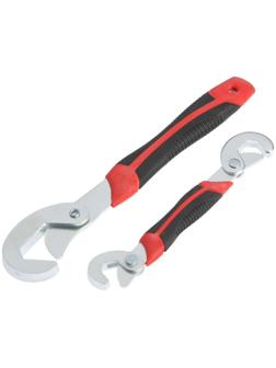 Набор ключей гаечных самозажимных ТУНДРА, 2К рукоятка, 9 - 32 мм, 2 шт.