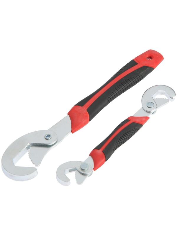 Набор ключей гаечных самозажимных ТУНДРА, 2К рукоятка, 9 - 32 мм, 2 шт.