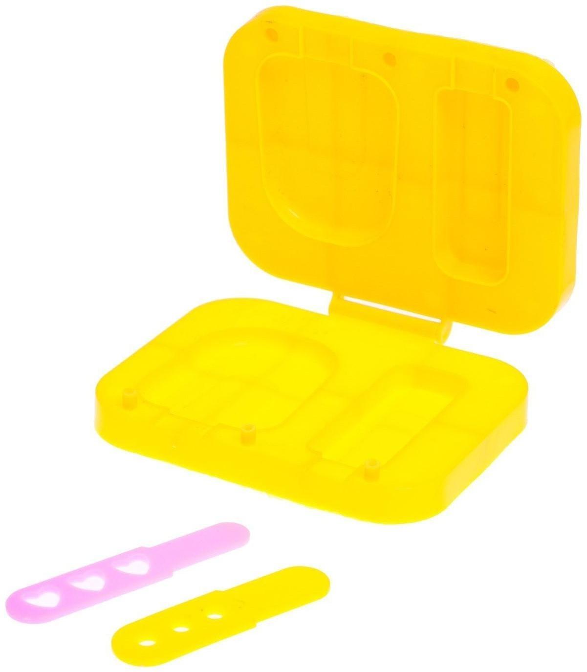 Набор для игры с пластилином «Лавка мороженого», 4 баночки пластилина