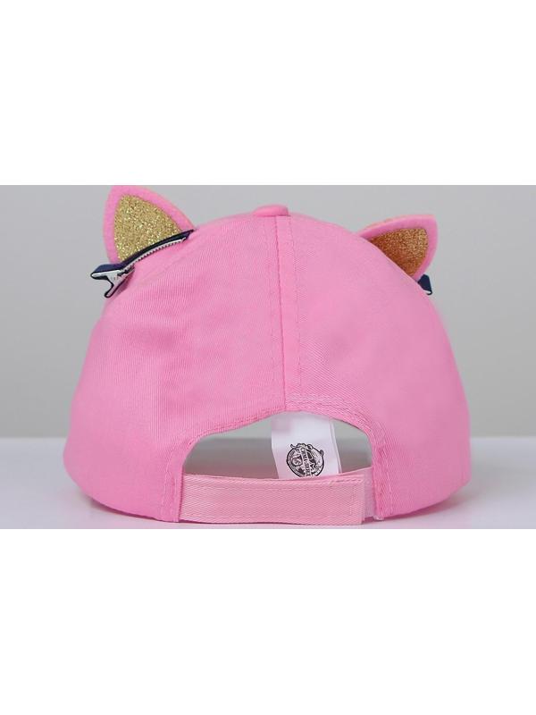 Кепка детская «Кошечка», с заколочками, р-р. 52-54, 5-7 лет