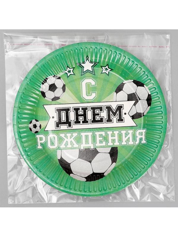 Тарелка бумажная «Мячи»