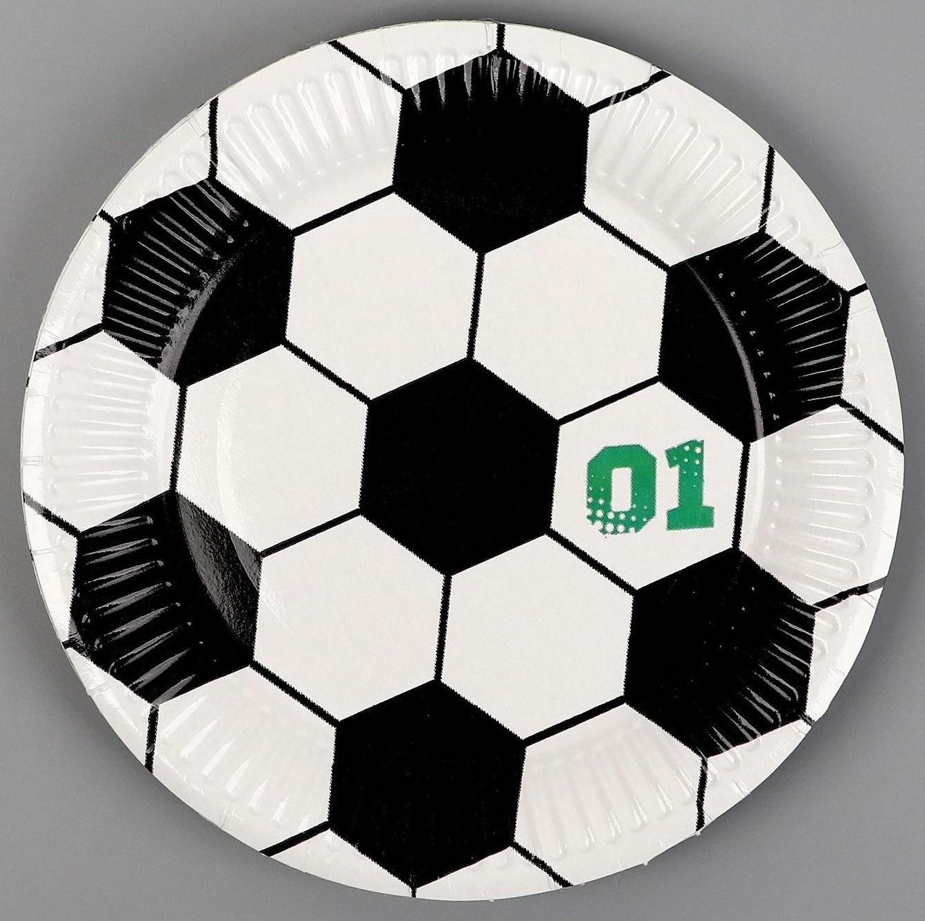 Тарелка бумажная «Футбол»