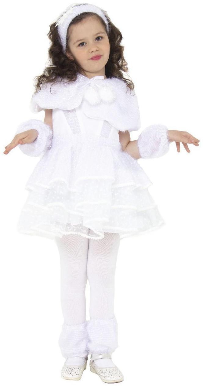 Карнавальный костюм «Снежинка Снеговичка», размер 28, рост 110 см