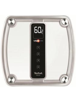 Весы напольные Tefal PP5150V1, электронные, до 160 кг, серебристые