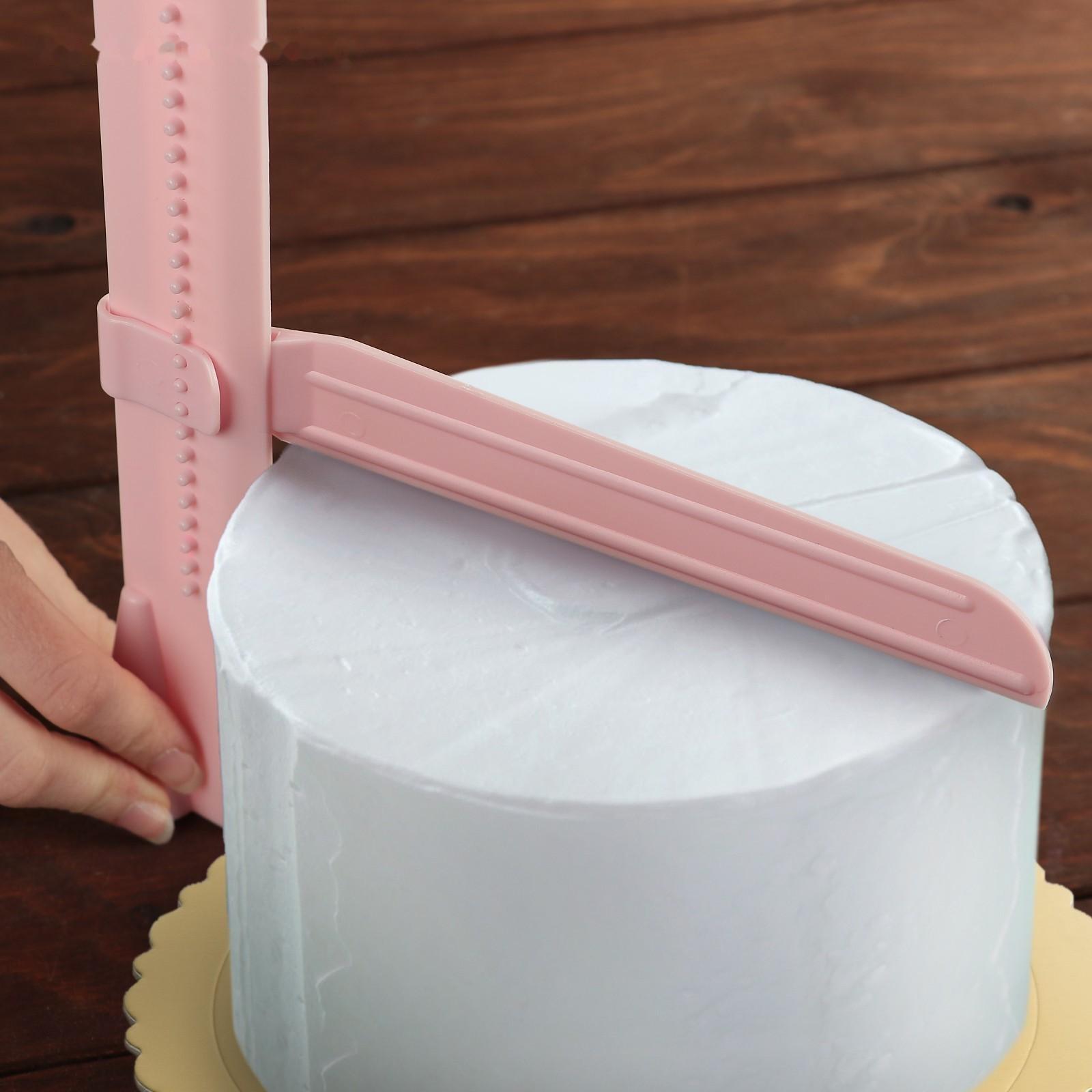 Шпатель кондитерский угловой Доляна, 2 части, 23,5×4,7×2,6 см