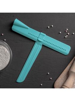 Шпатель кондитерский угловой Доляна, 2 части, 23,5×4,7×2,6 см