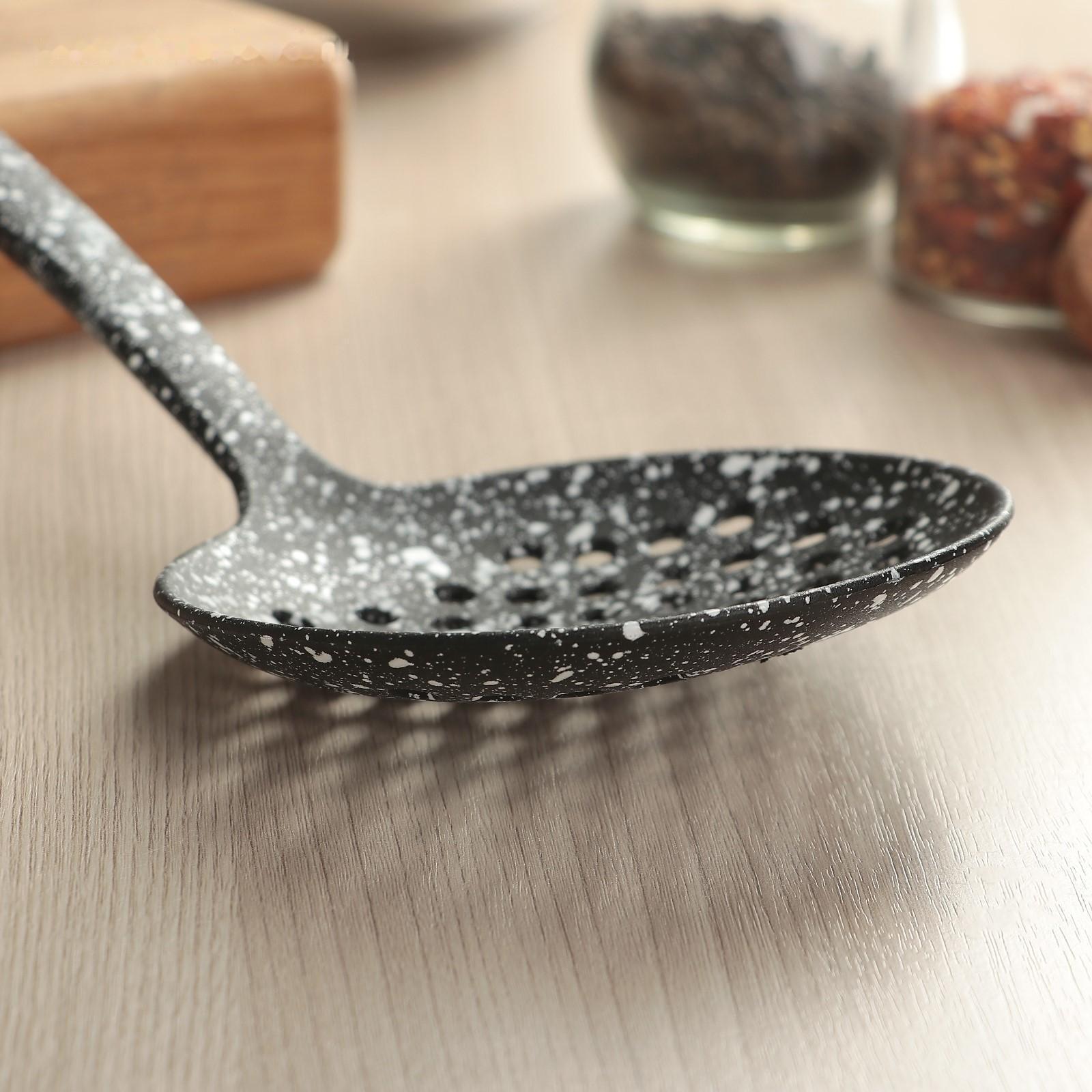 Шумовка Доляна «Мрамор», 33 см