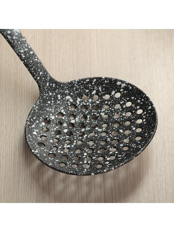 Шумовка Доляна «Мрамор», 33 см