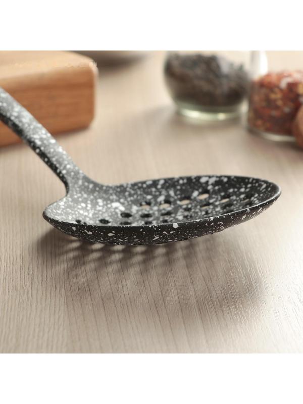 Шумовка Доляна «Мрамор», 33 см