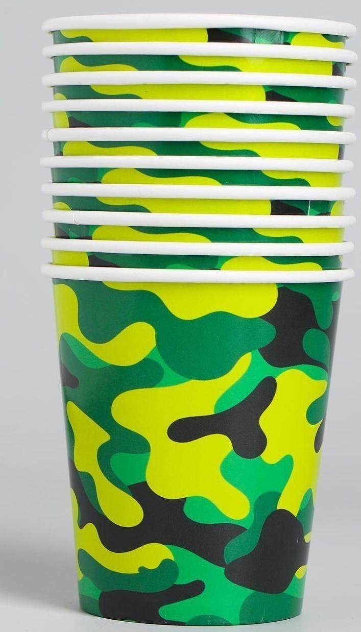 Стакан бумажный «Военная», 250 мл