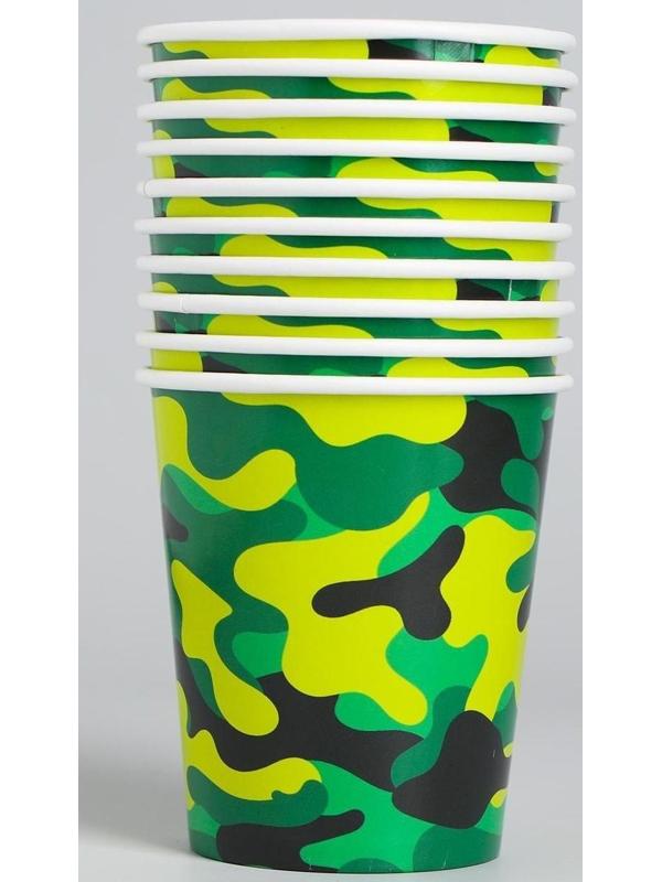 Стакан бумажный «Военная», 250 мл