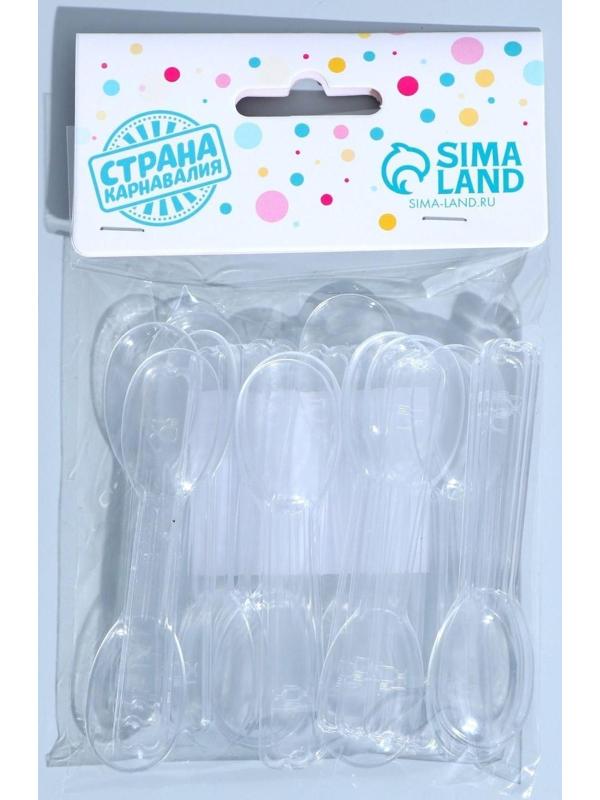Пластиковые ложки, набор 24 шт.