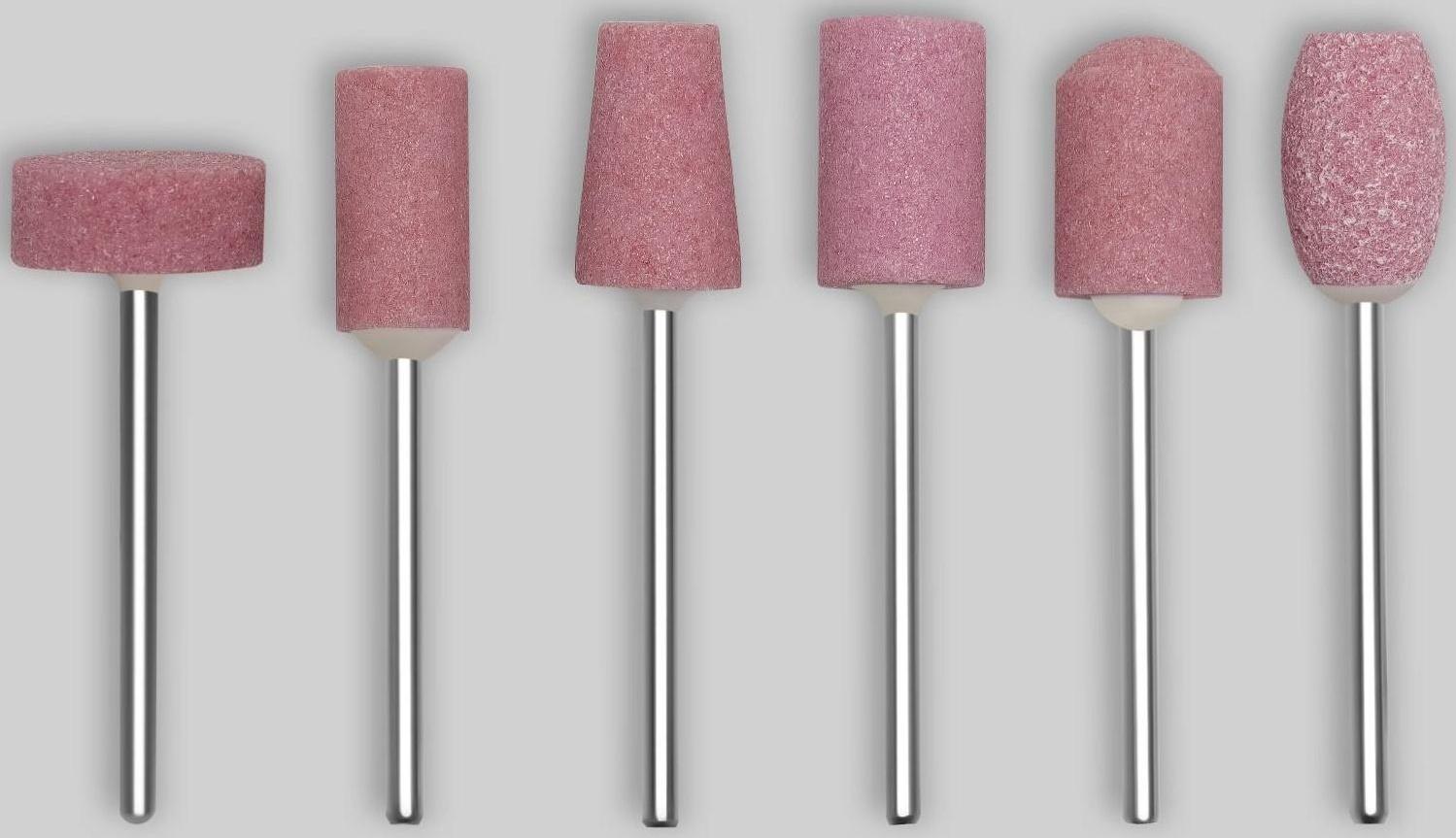 Фрезы корундовые для маникюра в пластиковом органайзере, 12 шт