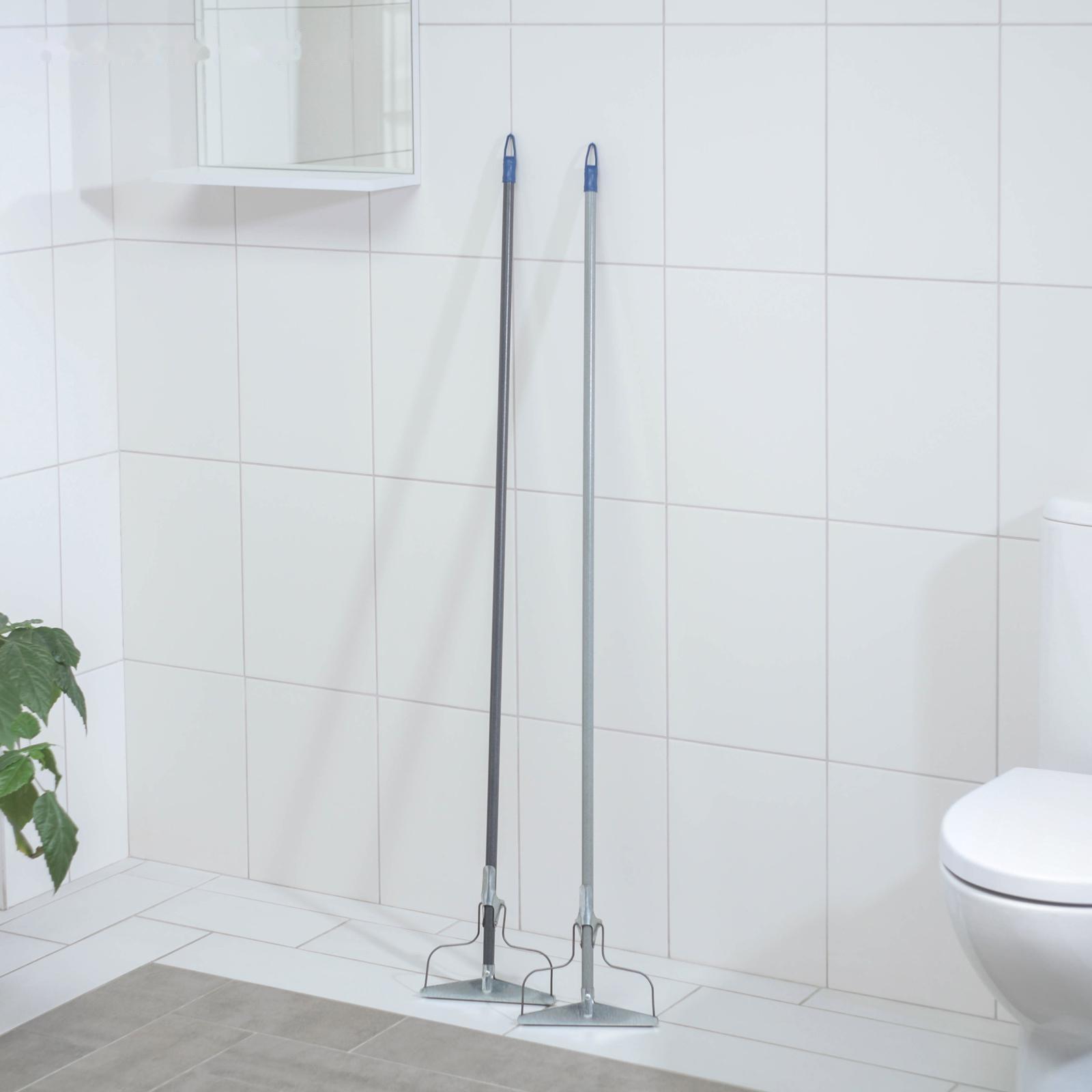 Тряпкодержатель, ручка 120 см, 19×2×122 см, цвет МИКС