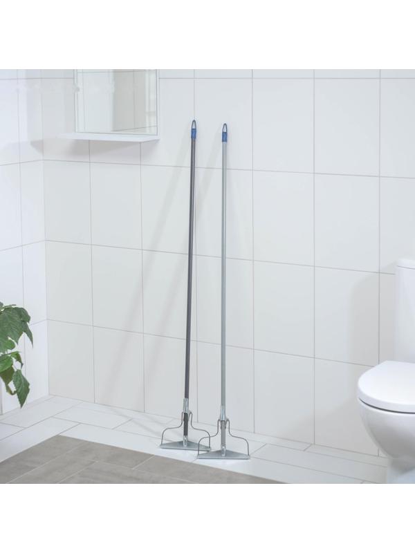 Тряпкодержатель, ручка 120 см, 19×2×122 см, цвет МИКС