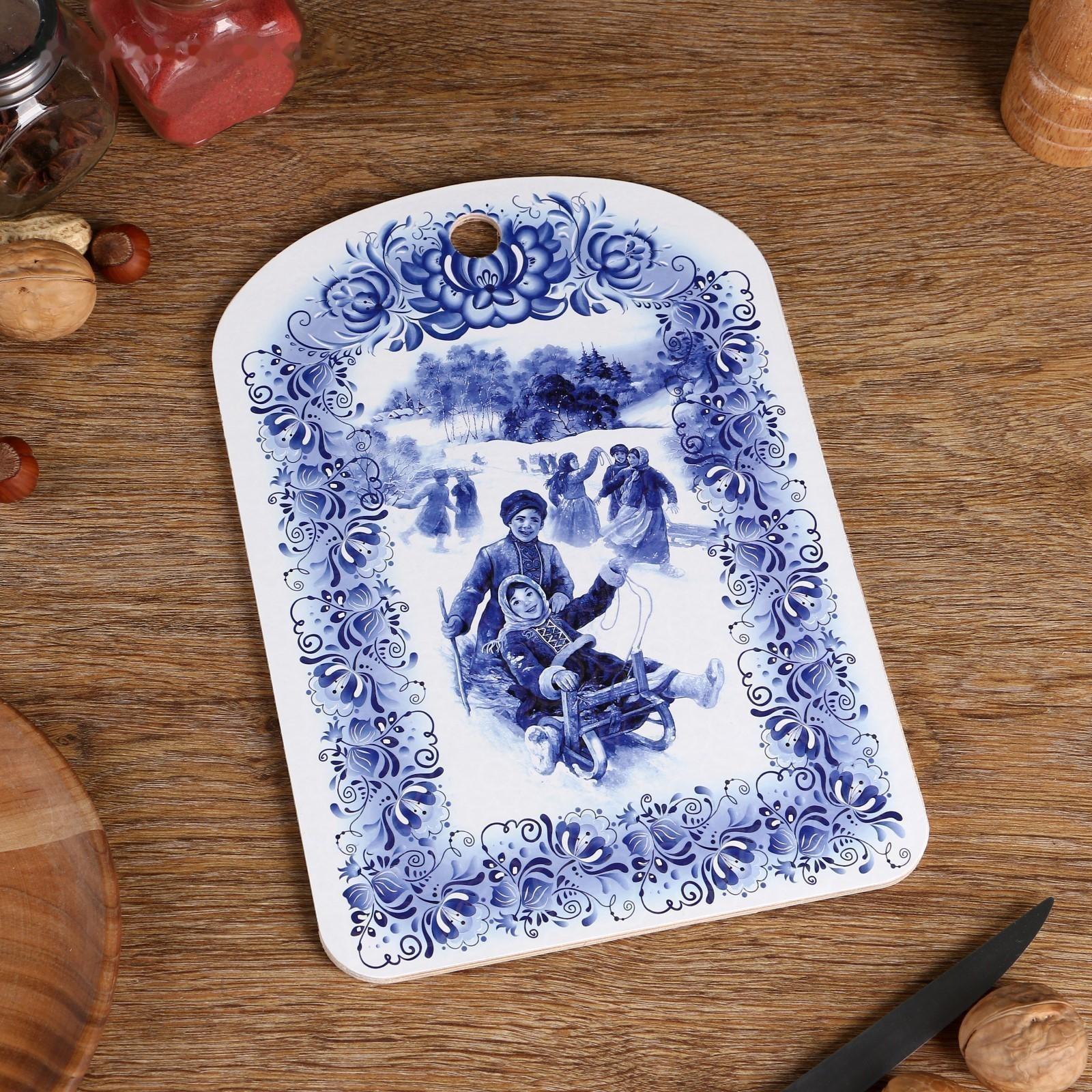 Доска разделочная сувенирная 