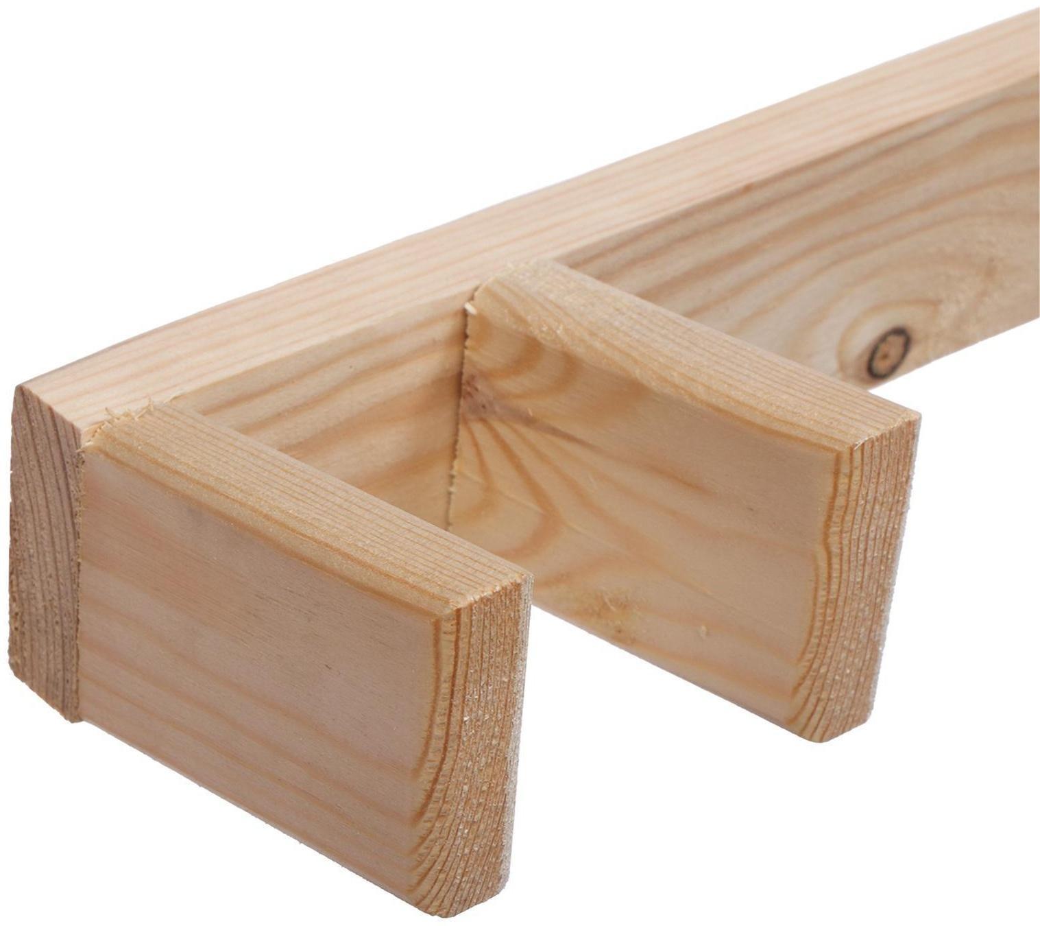 Держатель для садового инвентаря, настенный, под 4 инструмента