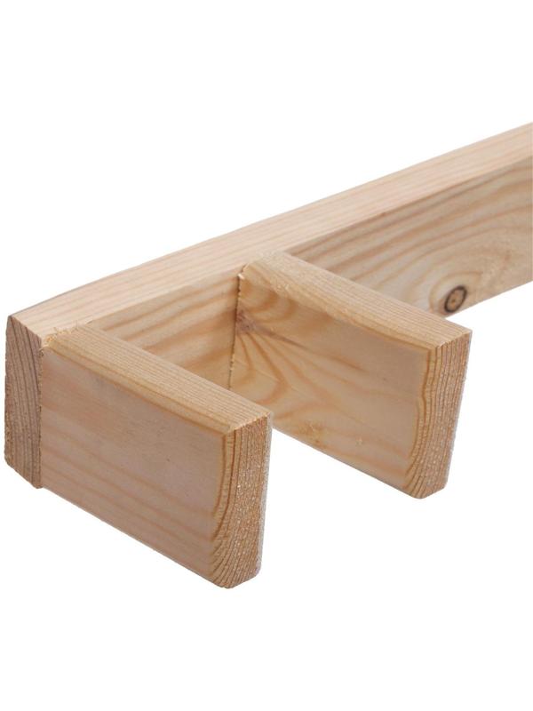 Держатель для садового инвентаря, настенный, под 4 инструмента