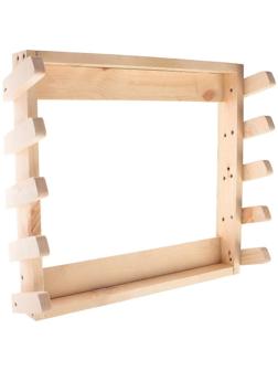 Держатель для садового инвентаря, настенный, под 4 инструмента