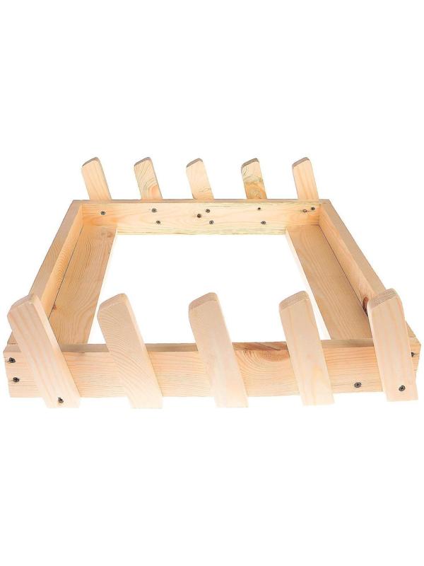 Держатель для садового инвентаря, настенный, под 4 инструмента