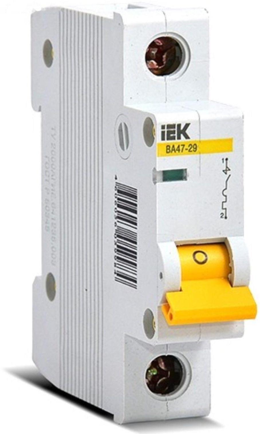 Выключатель автоматический IEK MVA20-1-016-C, 1п, С 16 А, ВА 47-29, 4.5кА