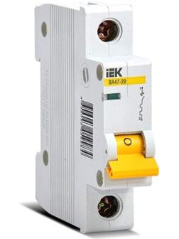 Выключатель автоматический IEK MVA20-1-025-C, 1п, C 25 А, ВА 47-29, 4.5кА