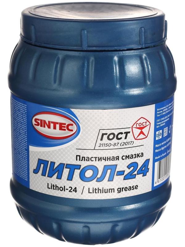 Пластичная смазка Sintec Литол-24, 800 г