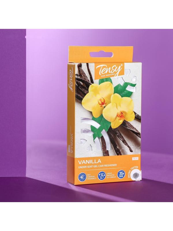 Ароматизатор под сидение Tensy гелевый, с пробником, Ваниль TК-11