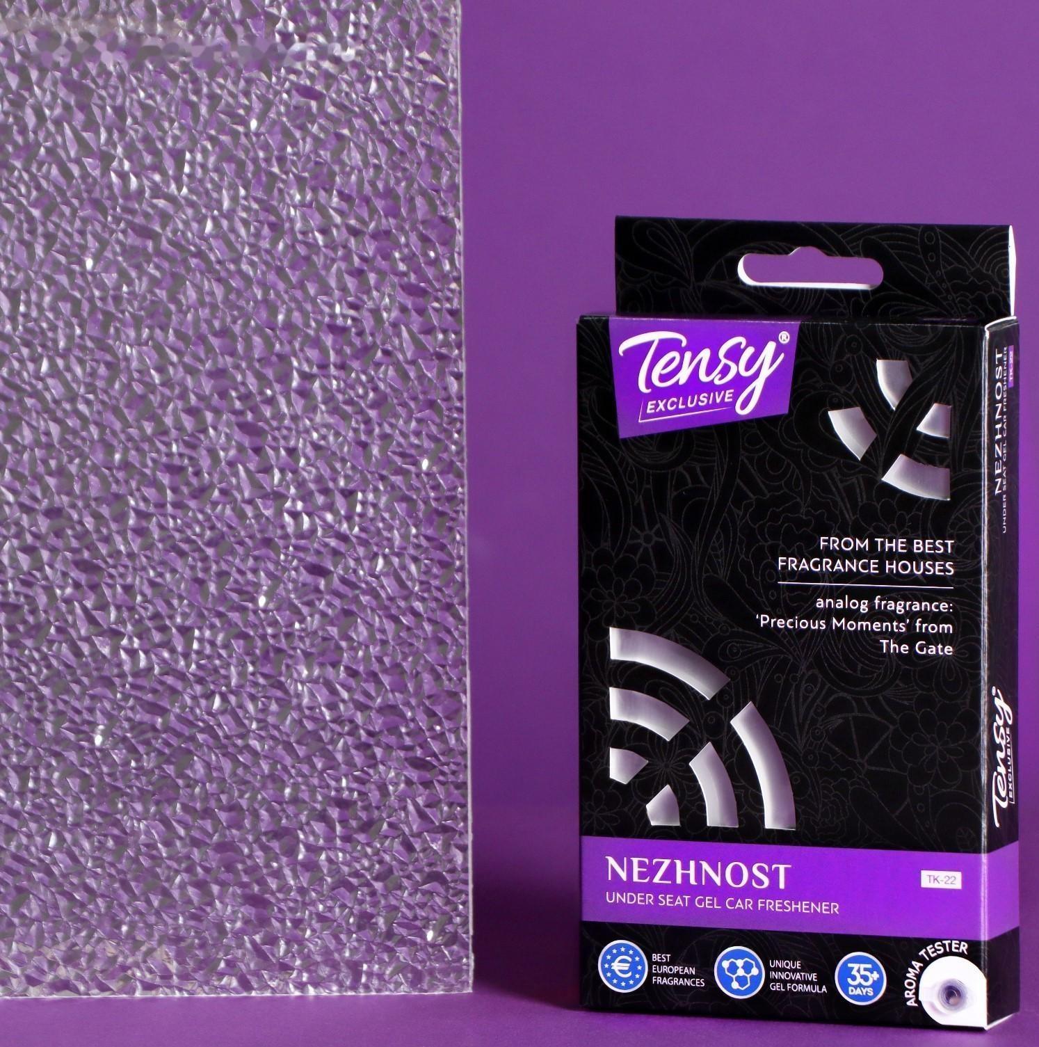 Ароматизатор под сиденье Tensy Восторг, гелевый, с пробником, 110 г, TK-21 (цветочно-фруктовый аромат)